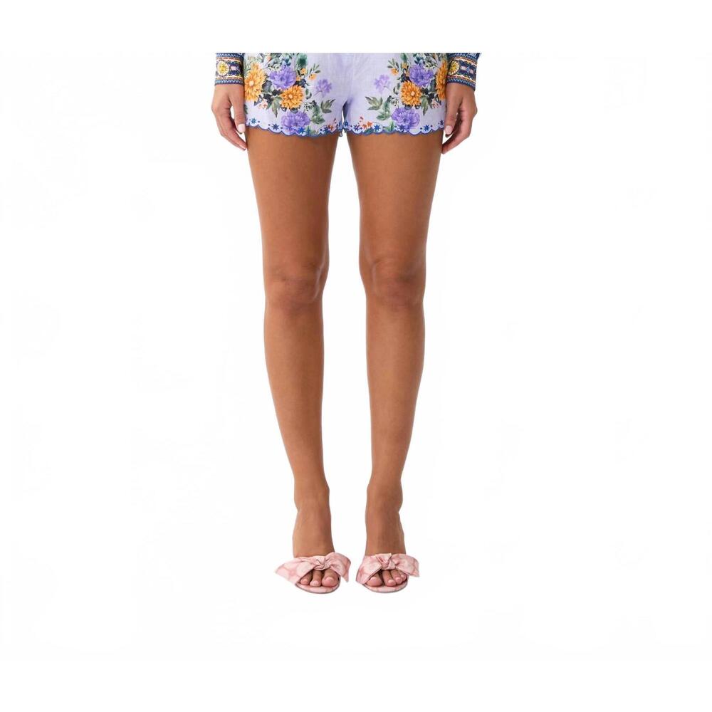 NEW CAMILLA tuck front short in luscious in lisbon